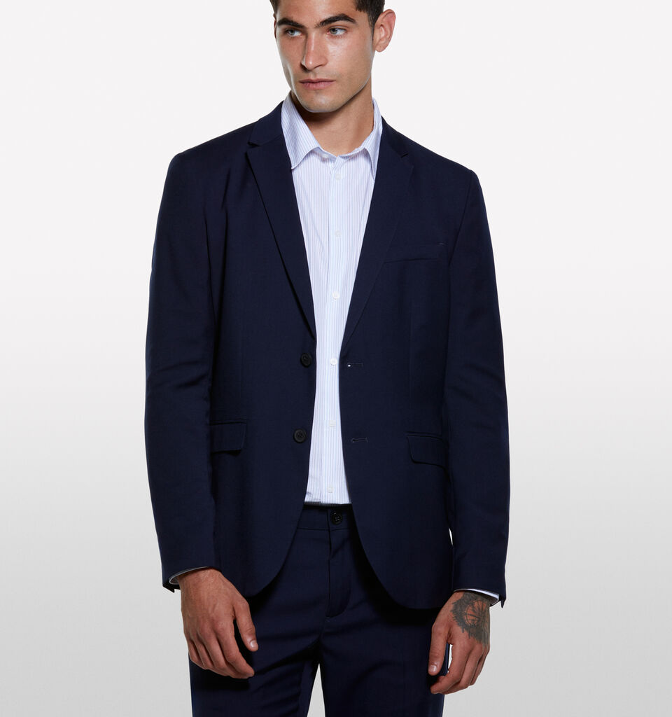 Blazer sartoriale blu scuro - blazer da uomo - Blu Scuro | Sisley image number 3